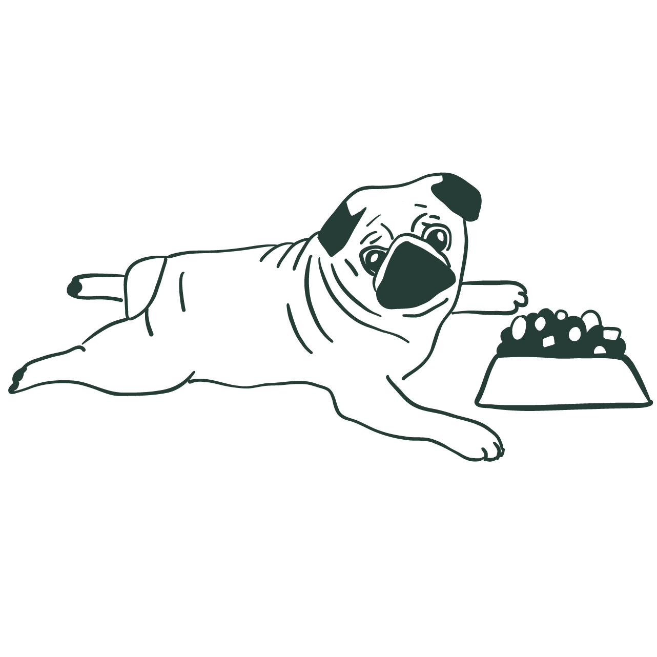 Kan vara kräsen – lämnar ibland maten