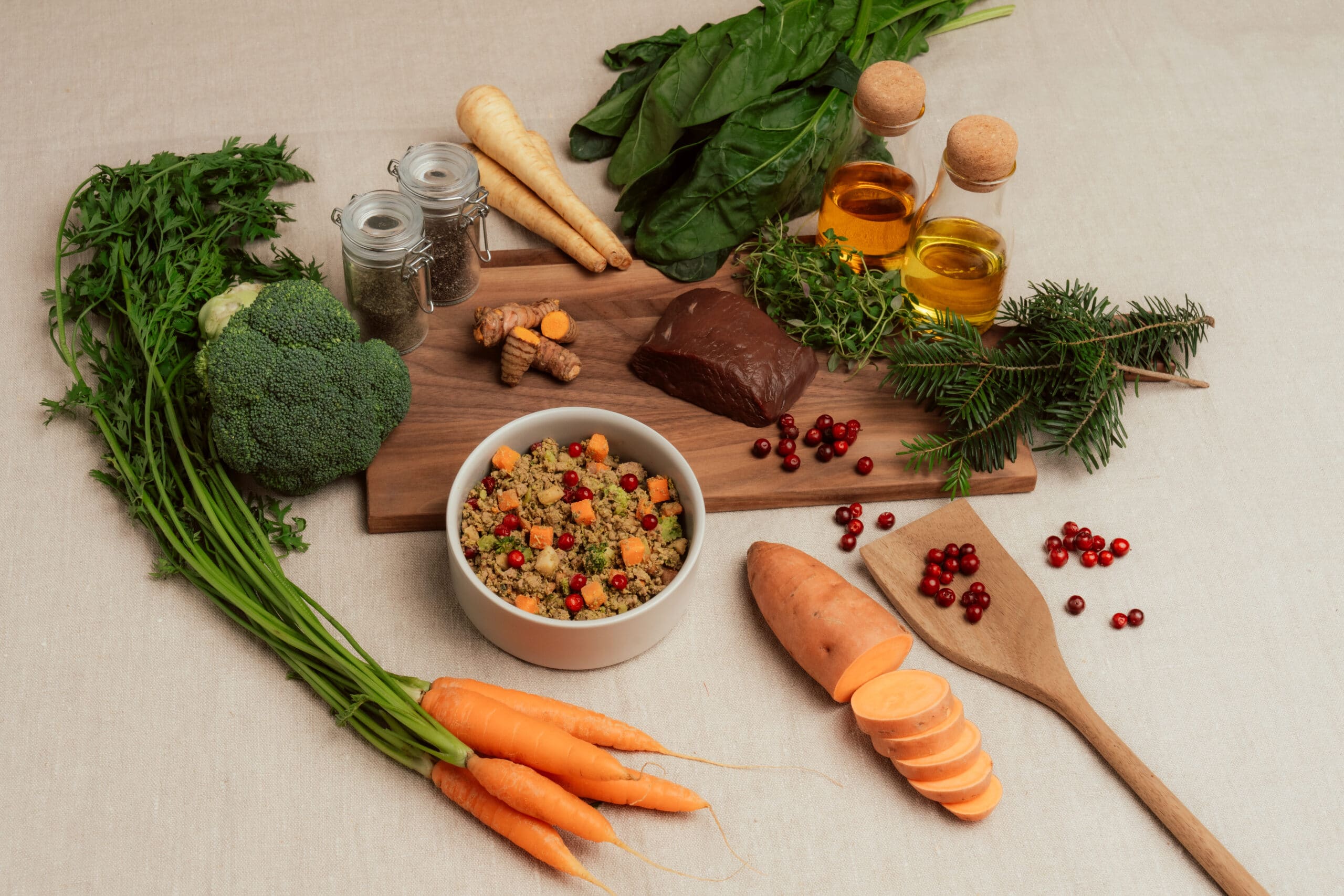 Frank & Maggie´s måltid Let´s Go Wild med ingredienser